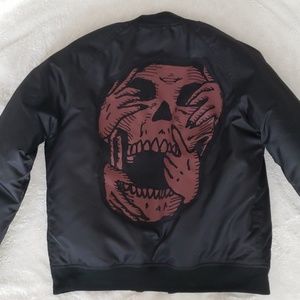 The Weeknd Jacket with Skull Detail on back